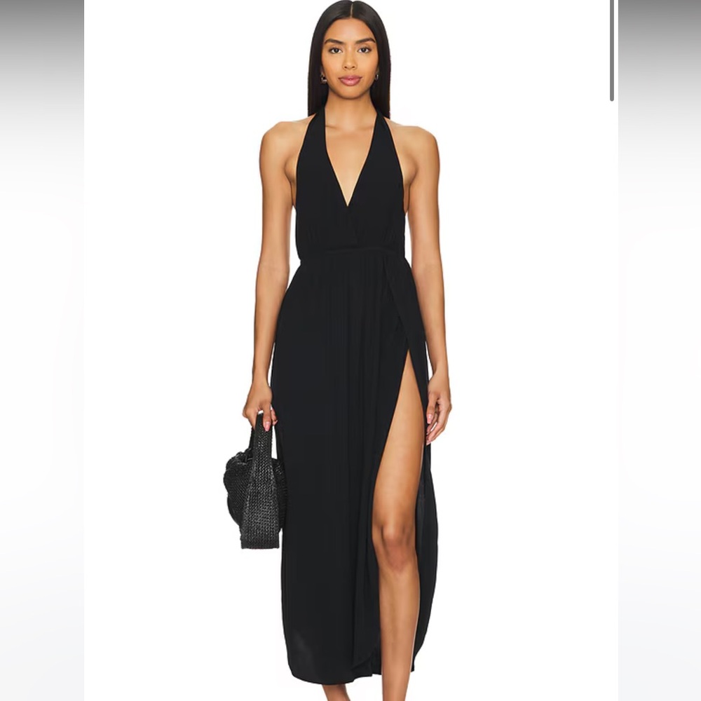 NWT LSPACE Marina Cover Up in Black